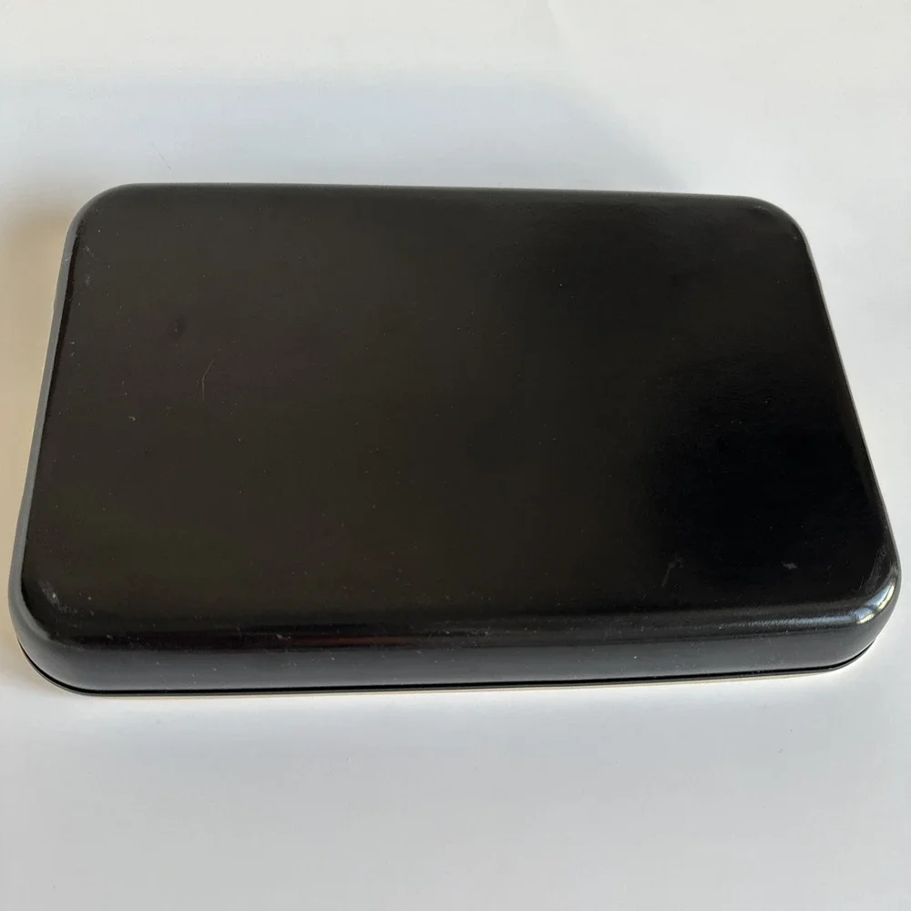 Tray Mid Century Black Serving Tray